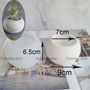 Moldes redondos para portavelas de arcilla y cemento, maceta de hormigón, maceta de silicona, molde para recipiente, vela de yeso, molde de resina epoxi