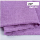 Dinning table decoration rust table runner set wedding decoration cotton gauze dusty blue napkins gift table runners