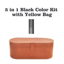 Hair Dryer Brush 5 In 1 Electric Blow Dryer Comb Hair Curling Wand Detachable Brush Kit Negative Ion Straightener Hair Curler