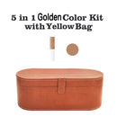 Hair Dryer Brush 5 In 1 Electric Blow Dryer Comb Hair Curling Wand Detachable Brush Kit Negative Ion Straightener Hair Curler