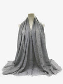 Hijab liso plisado, bufanda musulmana para mujer, diadema arrugada de algodón, velo, bufandas, moda 2021, pañuelo islámico, turbante para la cabeza