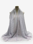 Hijab liso plisado, bufanda musulmana para mujer, diadema arrugada de algodón, velo, bufandas, moda 2021, pañuelo islámico, turbante para la cabeza