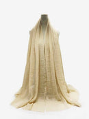 Hijab liso plisado, bufanda musulmana para mujer, diadema arrugada de algodón, velo, bufandas, moda 2021, pañuelo islámico, turbante para la cabeza