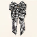 New Women Large Bow Hairpin Summer Chiffon Big Bowknot Stain Bow Barrettes Women Solid Color Ponytail Clip Hair Accessories