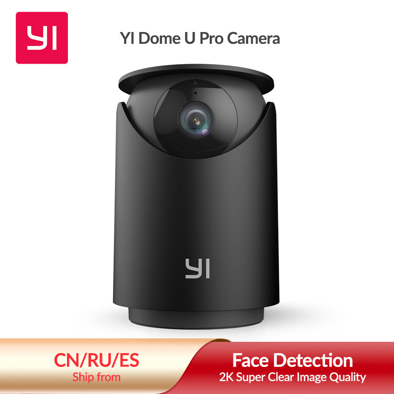 YI Dome U Pro Security Camera 2K HD IP Cam Pan &amp; Tilt With Wifi 360° Auto Cruise Home Human &amp; Pet AI Voice Compatibility