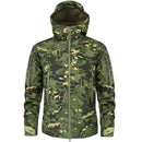 Chaqueta táctica militar Shark Soft Shell para hombre, cortavientos impermeable y cálido, ropa del Ejército de EE. UU., chaqueta de camuflaje de invierno de talla grande para hombre