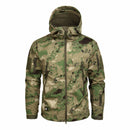 Chaqueta táctica militar Shark Soft Shell para hombre, cortavientos impermeable y cálido, ropa del Ejército de EE. UU., chaqueta de camuflaje de invierno de talla grande para hombre