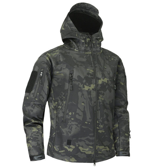 Shark Soft Shell Militärische Taktische Jacke Männer Wasserdichte Warme Windjacke US Army Kleidung Winter Große Größe Männer Camouflage Jacke