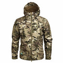 Chaqueta táctica militar Shark Soft Shell para hombre, cortavientos impermeable y cálido, ropa del Ejército de EE. UU., chaqueta de camuflaje de invierno de talla grande para hombre