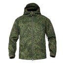 Chaqueta táctica militar Shark Soft Shell para hombre, cortavientos impermeable y cálido, ropa del Ejército de EE. UU., chaqueta de camuflaje de invierno de talla grande para hombre
