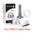 Wholesale Set Stainless Steel Reusable Capsule Compatible with Nespresso Vertuo Vertuoline Coffee Filter