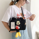 2022 New Disney Shoulder Bags Cartoons Mickey Mouse Nylon Bag Women Messenger Bag Cute Anime Fashion Handbag Gifts for A Girls