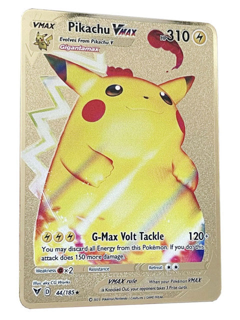10000Point Arceus Vmax Pokemon Cards Metal DIY Card Pikachu Charizard Golden Limited Edition Kids Gift Game Collection Cards