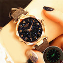 2022 Fashion Stars Women Watch Luminous Charming Little Point Frosted Belt Watch Dotted with Roman Scale Luxury Women&