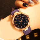2022 Fashion Stars Women Watch Luminous Charming Little Point Frosted Belt Watch Dotted with Roman Scale Luxury Women&