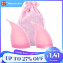 Menstruationstasse für Frauen Menstruationstasse Menstruationstasse Medizinisches Silikon Damenhygiene Copa Menstrual de Silicone Medica Wiederverwendbare Menstruationstasse