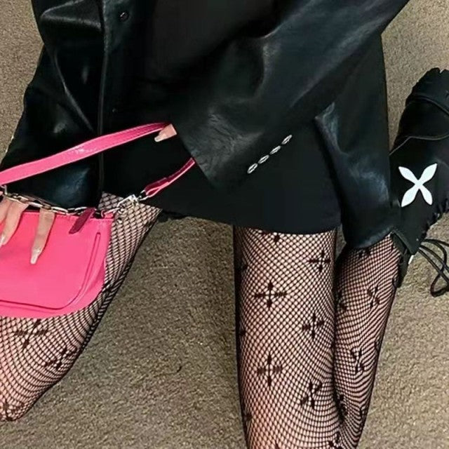 24 Styles Sexy Tights Women Skull Mystery Thigh High Waist Stockings Gothic JK Lolita Mesh Nets Fishnet Pantyhose Ladies Gifts