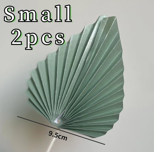 Palm Spear Cake Topper Happy Birthday Palm Leaf Decoration Cake Decorating Wedding Baking Dessert Table Party Favors