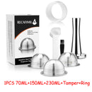 Wholesale Set Stainless Steel Reusable Capsule Compatible with Nespresso Vertuo Vertuoline Coffee Filter