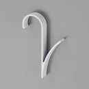 1 Pc Creative Multifunctional Hanging Rod Single Hook Space Aluminum Radiator Cabinet Door Back Hook Bathroom Towel Small Hook