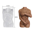 Gran 3D romántico pareja retrato amantes vela de silicona molde tallado arte aromaterapia yeso decoración del hogar molde regalo de boda