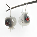 Pendientes de moda para mujer, pendientes colgantes de gancho de piedra Natural con incrustaciones de Color dorado delicado en 4 colores para mujer, joyería de compromiso de boda