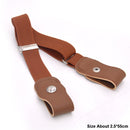 Child Kids Buckle-Free Elastic Belt No Buckle Stretch Canvas Belt For Boys Girls Adjustable Children Belts For Jeans Pants