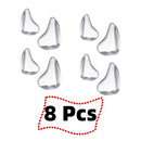 Cerradura de cajón de seguridad para bebés, cerraduras de cajón de gabinete de mano antipellizcos, hebilla de seguridad blanca de plástico para niños, protección para niños