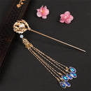 Antique Hair Ornaments, Tassel Edge, Step Shaking Hairpin, Girl&