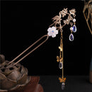 Antique Hair Ornaments, Tassel Edge, Step Shaking Hairpin, Girl&