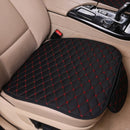 Flax Car Seat Cover Four Seasons Front Rear Linen Fabric Cushion Breathable Protector Mat Pad Auto Accessories Universal Size