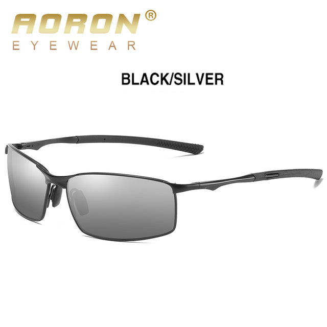 Aoron Polarisierte Sonnenbrille Herren / Damen Fahrspiegel Sonnenbrille Metallrahmen Brille UV400 Blendschutz Sonnenbrille Großhandel