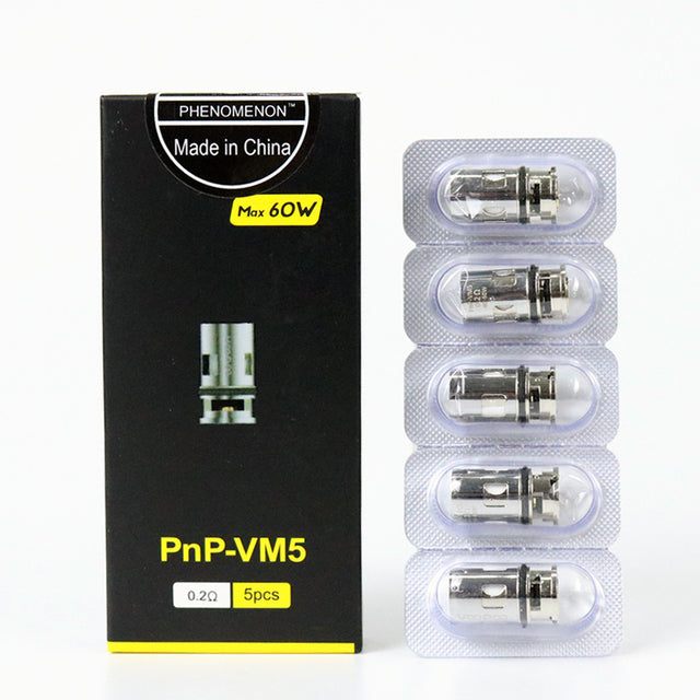 5 uds PnP bobina VM1 0.3ohm bobina de repuesto TM1 0.6ohm /VM6 0.15ohm /R1 0.8ohm PnP bobina para VINCI Drag X/S Mod Pod Kit