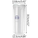 Caja de almacenamiento de cocina Caja de almacenamiento de alimentos Suministros de cocina Tanque de almacenamiento de granos Latas selladas a prueba de humedad Organizadores transparentes