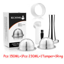 Wholesale Set Stainless Steel Reusable Capsule Compatible with Nespresso Vertuo Vertuoline Coffee Filter