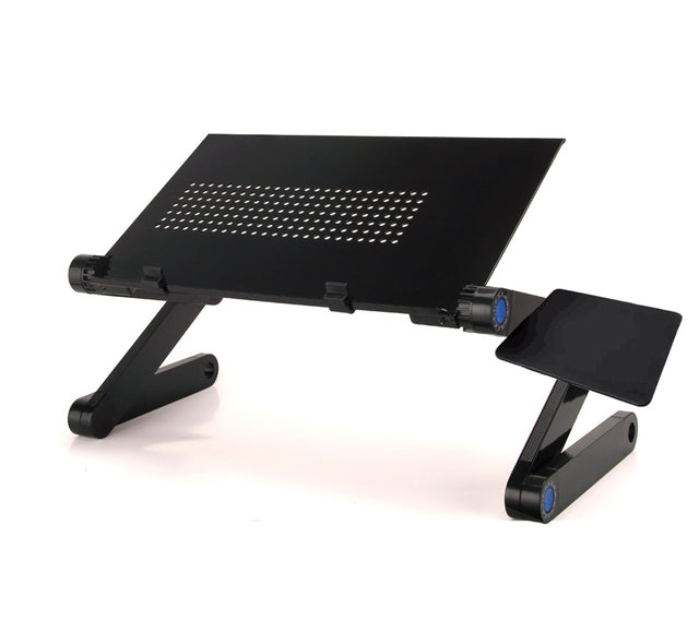 Lüfter Laptop Schreibtisch tragbar verstellbar faltbar Computertische Notebook Halter TV Bett PC Lapdesk Tischständer mit Mauspad