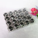20pcs/lot 3 Color Options Hot Sale Jewelry Package Ring Earring Box Acrylic Transparent Wedding Packaging Jewelry Box