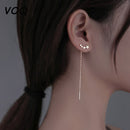 VOQ Silver Color Star Earline Women&