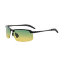 Universal Nachtsichtbrille Sonnenbrille Herren Outdoor Sport Sonnenbrille Fahrerbrille Schwarz/Gelb Brille für Nachtfahrten