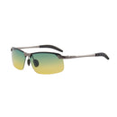 Universal Nachtsichtbrille Sonnenbrille Herren Outdoor Sport Sonnenbrille Fahrerbrille Schwarz/Gelb Brille für Nachtfahrten