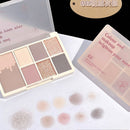 7 Colors Glitter Eyeshadow Palette Matte Shimmer Soft Touch Long Lasting Waterproof Pigmented Brighten Eyes Makeup Cosmetics