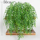 50-105CM Artificial Hanging Flower Plant Fake Vine Willow Rattan Flower Artificial Hanging Plant For Home Garden Wall Decoration
