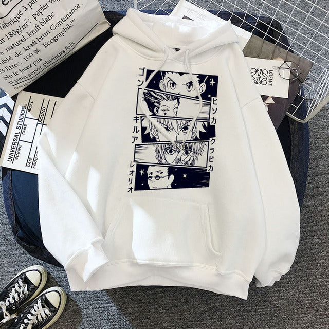 Sudadera holgada gótica de manga larga con patrón de Anime Popular, jersey deportivo de talla grande Kawaii, camisetas de calle a la moda para hombres y mujeres
