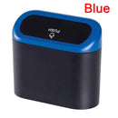 Hanging Car Trash Can Vehicle Garbage Dust Case Storage Box ABS Square Pressing Trash Bin Auto Interior Accessories for Car