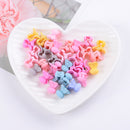 ncmama 12pcs/set Mini Rhinestone No-Slip Grips Hair Clips for Women Girls Glitter Teeth Metal Clamps Flower Hair Accessories