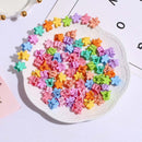 ncmama 12pcs/set Mini Rhinestone No-Slip Grips Hair Clips for Women Girls Glitter Teeth Metal Clamps Flower Hair Accessories