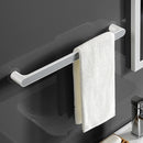 Self-adhesive Towel Holder Rack Wall Mounted Towel Hanger Bathroom Organizer Towel Bar Shelf Bathroom Hook Kitchen Wipes Hanging