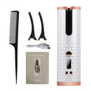 NICARE Cordless Automatic Rotating Hair Curler USB Rechargeable Curling Iron LED Display Temperature Adjustable Styling Tools
