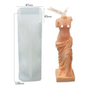 European style Retro Roman Column Candle Silicone Mold Handmade DIY Baking Molds Plaster Soap Mould Christmas Gifts Decoration
