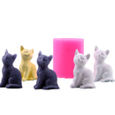 1pc 3D Owl Candle Mold Silicone Mold for Candle Making DIY Handmade Resin Molds for Plaster Wax Mould Soap Making Cake Kit